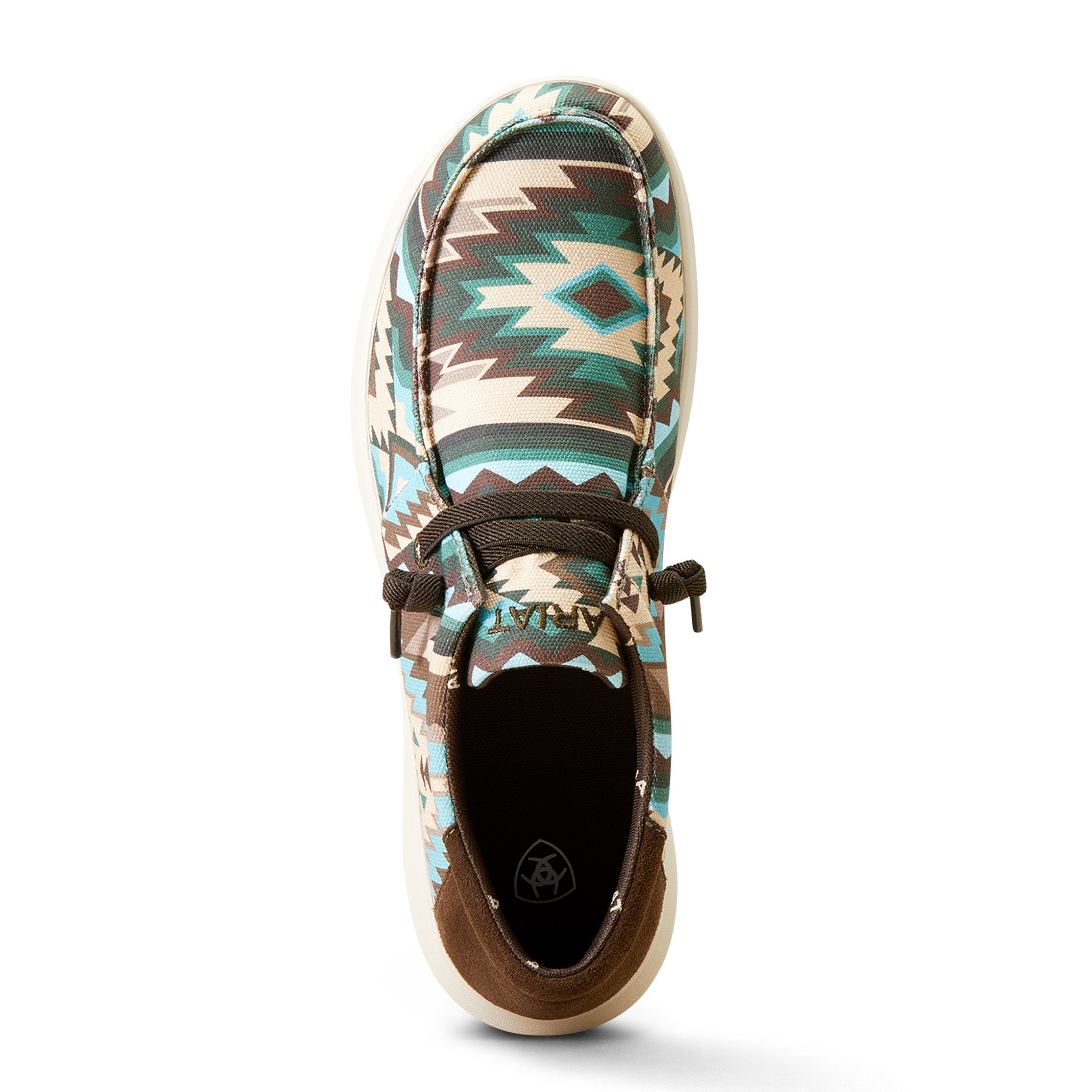 Ariat Men's Hilo Shoes - Southwest Print in Blue | Western Cowboy Boots for Riding, Work & Casual Wear