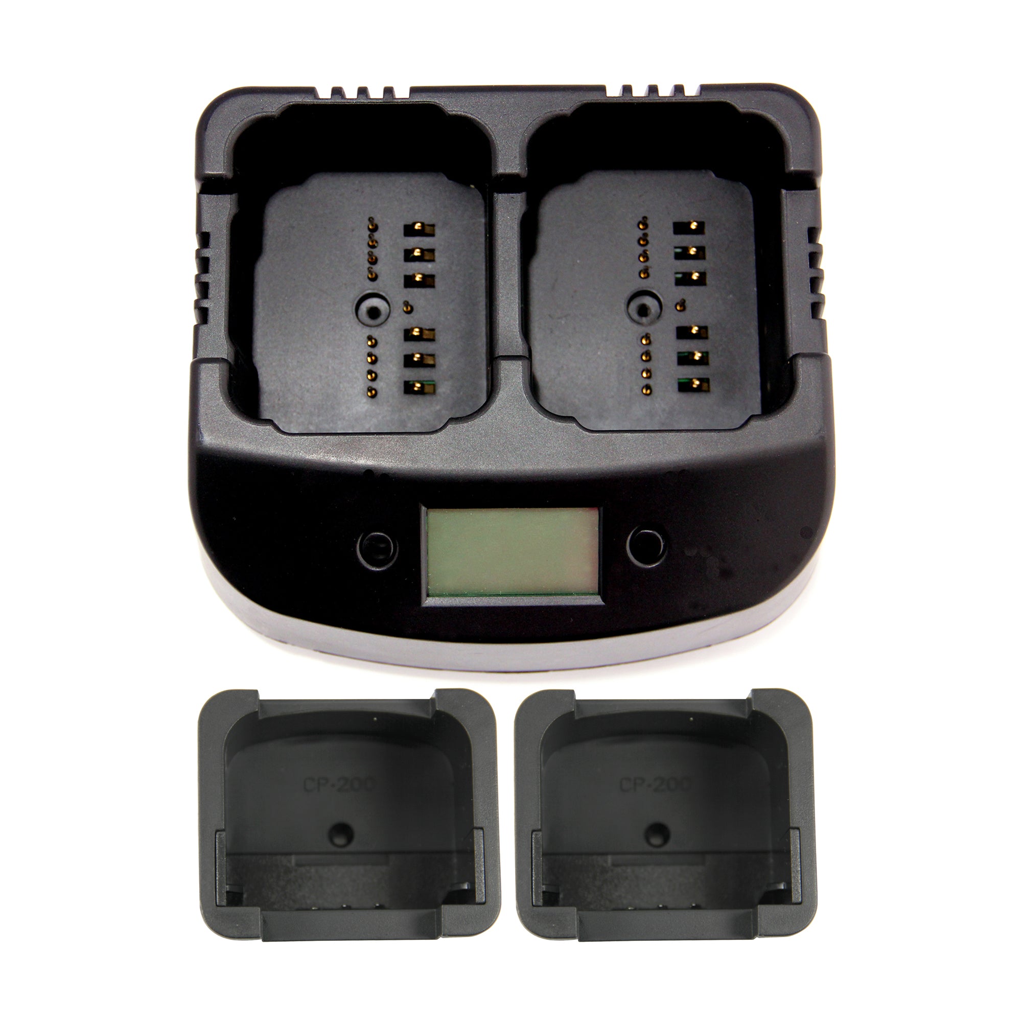 Dual Battery Charger for MOTOROLA Two Way Radios - Fast Charging Station for CP200, XPR Series - Perfect for Business, Security & Outdoor Communication