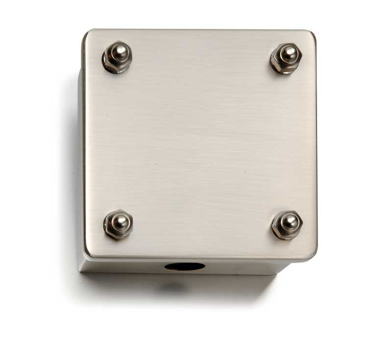 Nickel-Plated Wall Junction Box - Durable Electrical Connection Solution for Home & Office Wiring