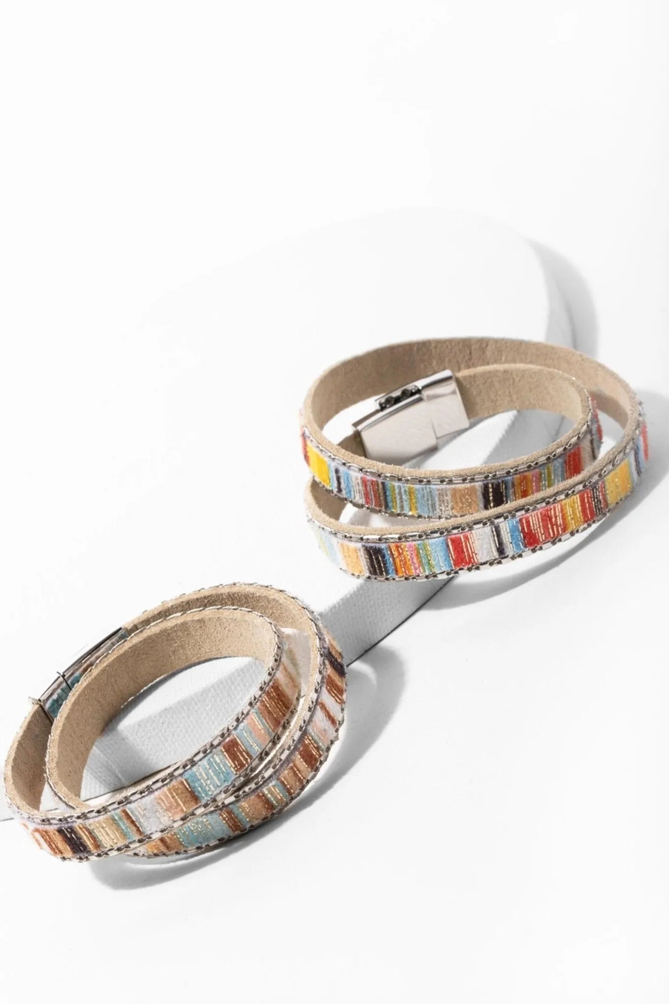 Under the Sun Wrap Bracelet - Adjustable Boho Beaded Wristband for Women | Perfect for Beach, Festival, and Everyday Wear