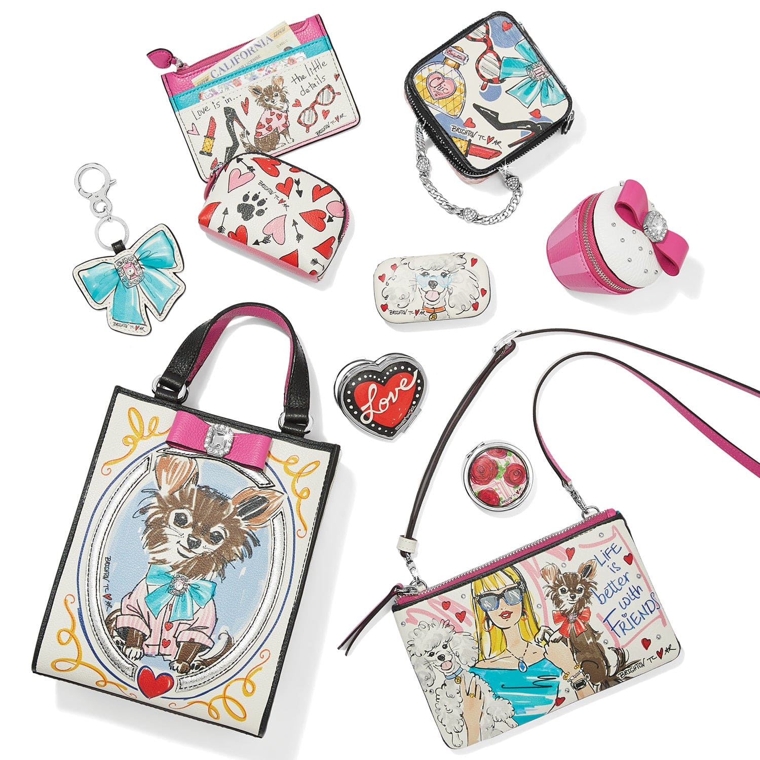 Best Friends Furever Jewelry Case - Premium Jewelry Organizer for Necklaces, Rings & Bracelets - Perfect Gift for Best Friends, Sisters & Loved Ones (Great for Travel, Birthday & Anniversary Gifts)