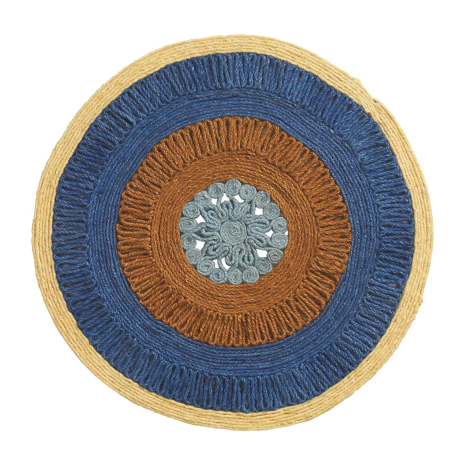 Premium Lapis Blue Placemat Set - 6-Pack Waterproof & Heat-Resistant Dining Table Mats for Everyday Use, Dinner Parties, and Home Decor - Jaya Placemat Collection