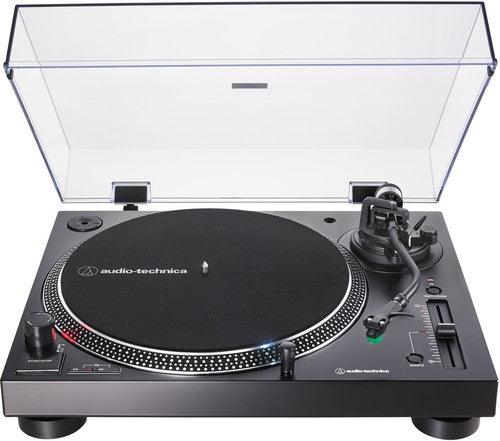Audio Technica AT LP120XUSB BK Direct Drive Manual Turntable - USB & Analog Output for Vinyl Records - Perfect for DJing, Home Listening & Music Production