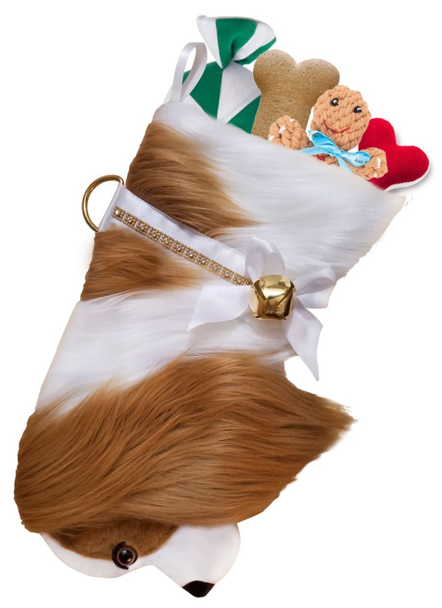 Cavalier King Charles Spaniel Christmas Stocking for Dogs - Festive Pet Holiday Decor for Fireplace Mantel & Home Decor