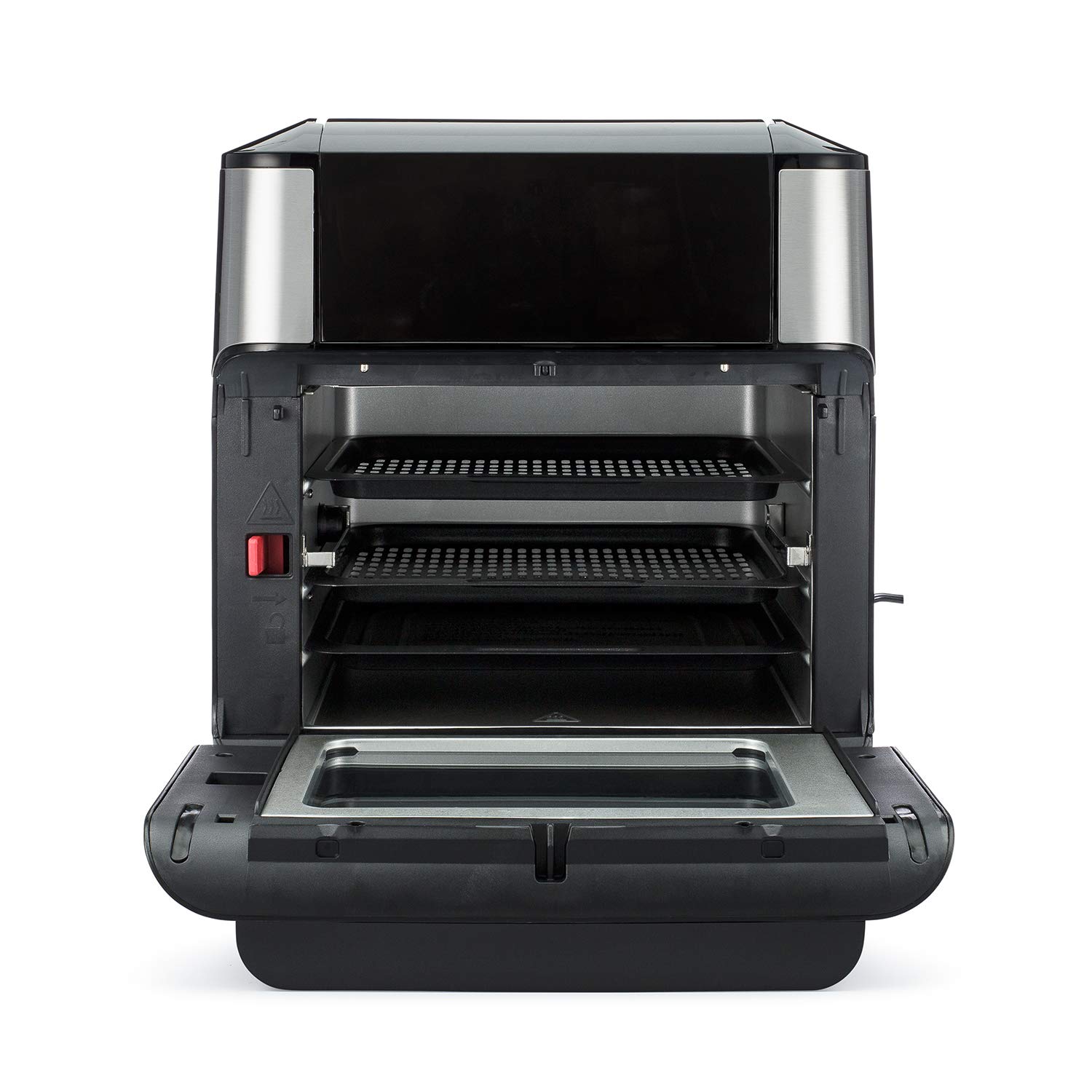 10 QT 7-in-1 Air Fryer Oven Combo with Rotisserie - Stainless Steel Toaster Oven for Baking, Roasting, Broiling & Dehydrating - Perfect for Family Meals, Reheating & Gifts (Mom/Wife) - Fast, Versatile & Space-Saving Kitchen Appliance - Ideal for Home Cooking, Meal Prep & Healthy Eating