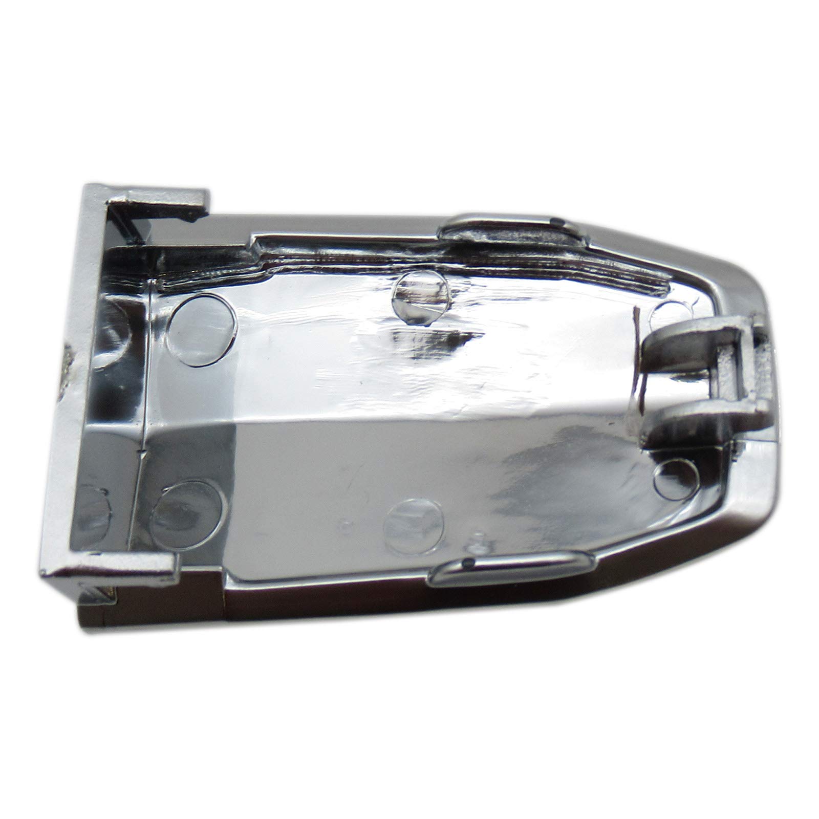 Chrome Front Door Handle Lock Cylinder Cover Compatible with 2015-2018 Cadillac Escalade - Secure & Stylish Replacement for Enhanced Vehicle Protection