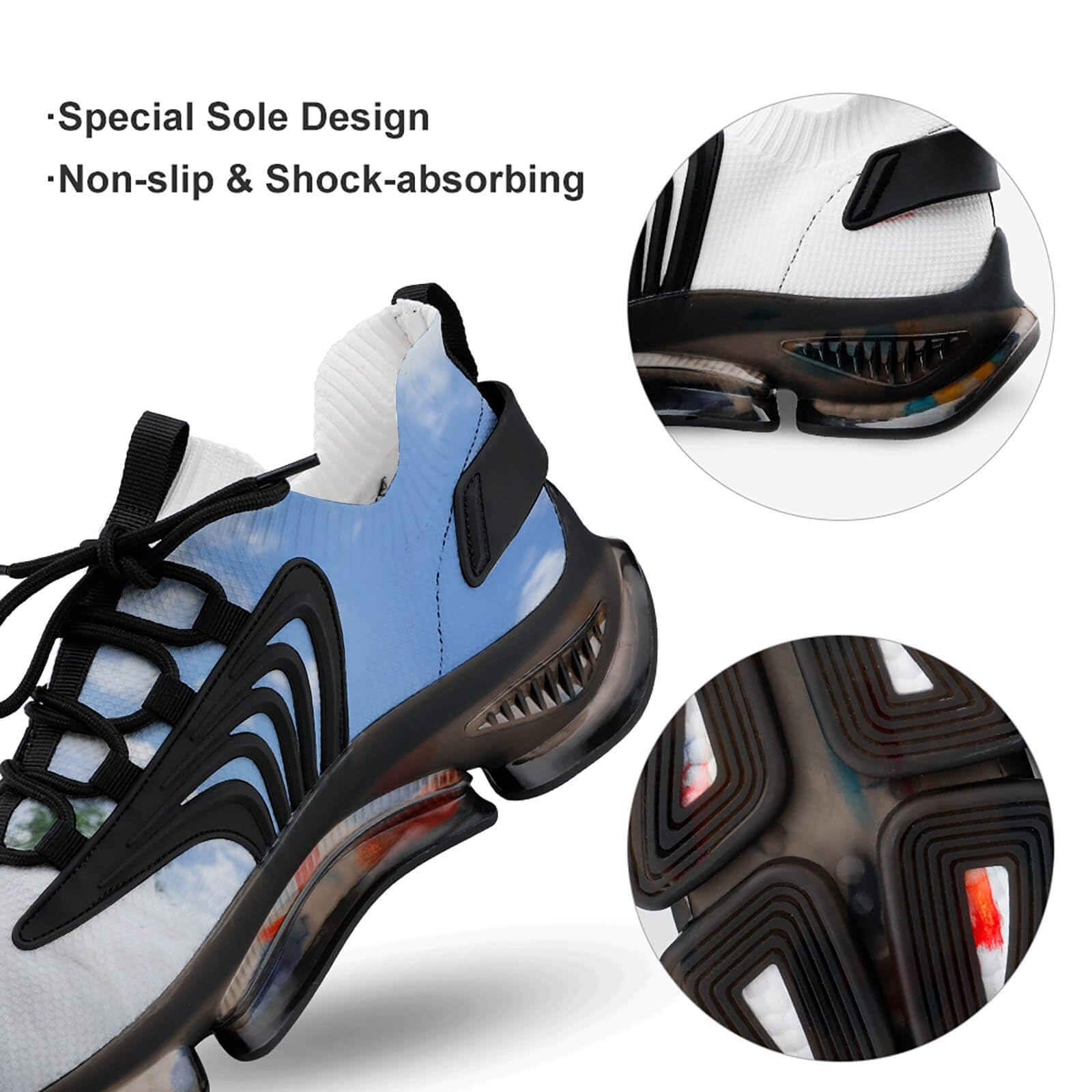 Funny Goat Men's Running Shoes - Lightweight Athletic Sneakers for Gym, Hiking & Outdoor Sports | Comfortable Workout Shoes for Jogging, Walking & Fitness Training