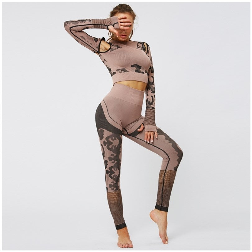 Women's Workout Outfit Set - Comfortable Yoga & Gym Clothes for Ladies - Perfect for Yoga, Gym Training & Active Lifestyle