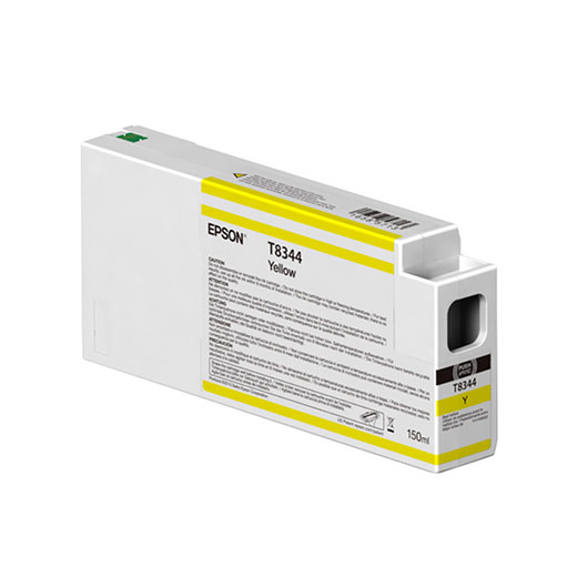 Epson T834400 UltraChrome HD/HDX Yellow Ink Cartridge - 150ml High-Quality Printer Ink for Professional Photo Printing & Graphic Design