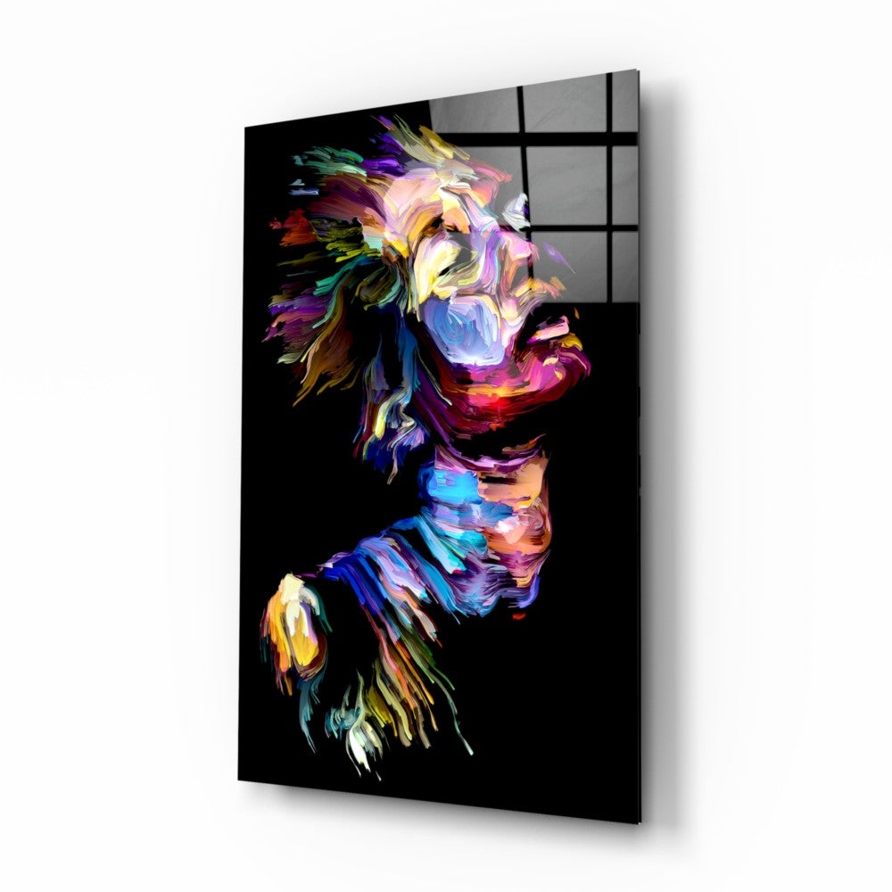 Vibrant Abstract Portrait III - Modern Wall Art for Living Room, Bedroom & Office Decor