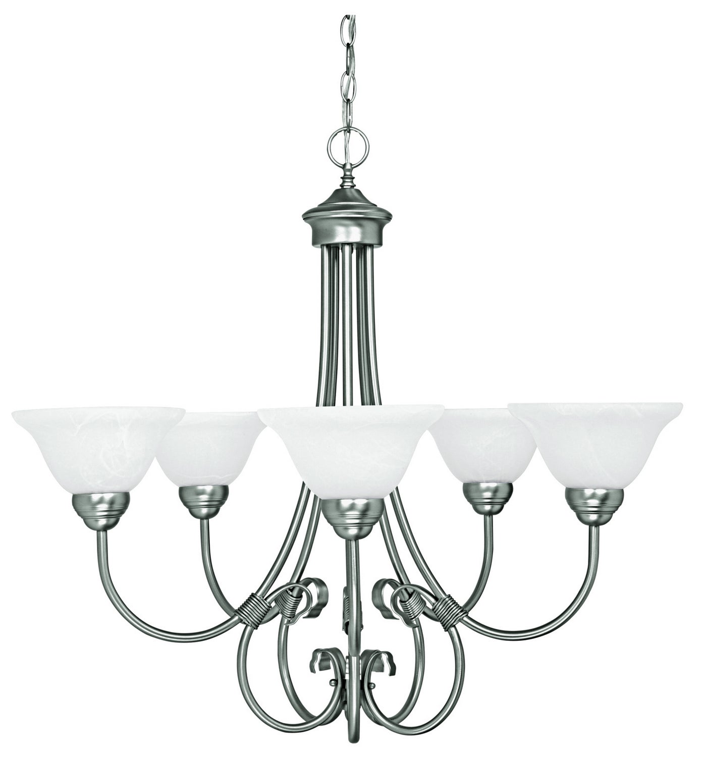 Capital Lighting Five Light Chandelier - Elegant Crystal Ceiling Fixture for Dining Room & Bedroom | Modern Home Lighting Decor