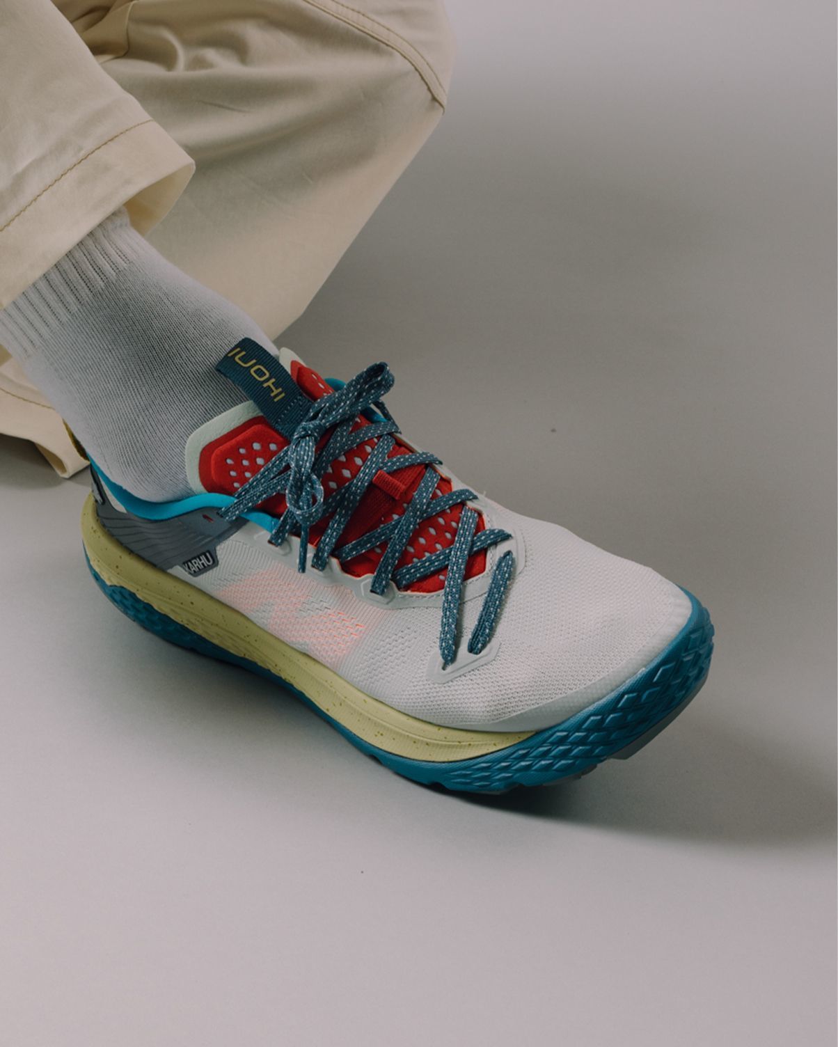 Men's IKONI Trail 1.0 Running Shoes - Barely Blue/Horizon Blue | Lightweight Trail Runners for Hiking & Outdoor Adventures