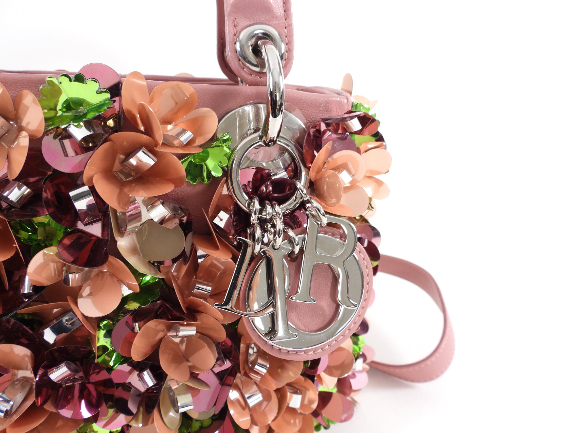 Dior Mini Lady Dior Bag in Quartz Pink with Sequin Embellishments - Limited Edition Handbag for Women | Perfect for Evening Parties, Weddings & Special Occasions