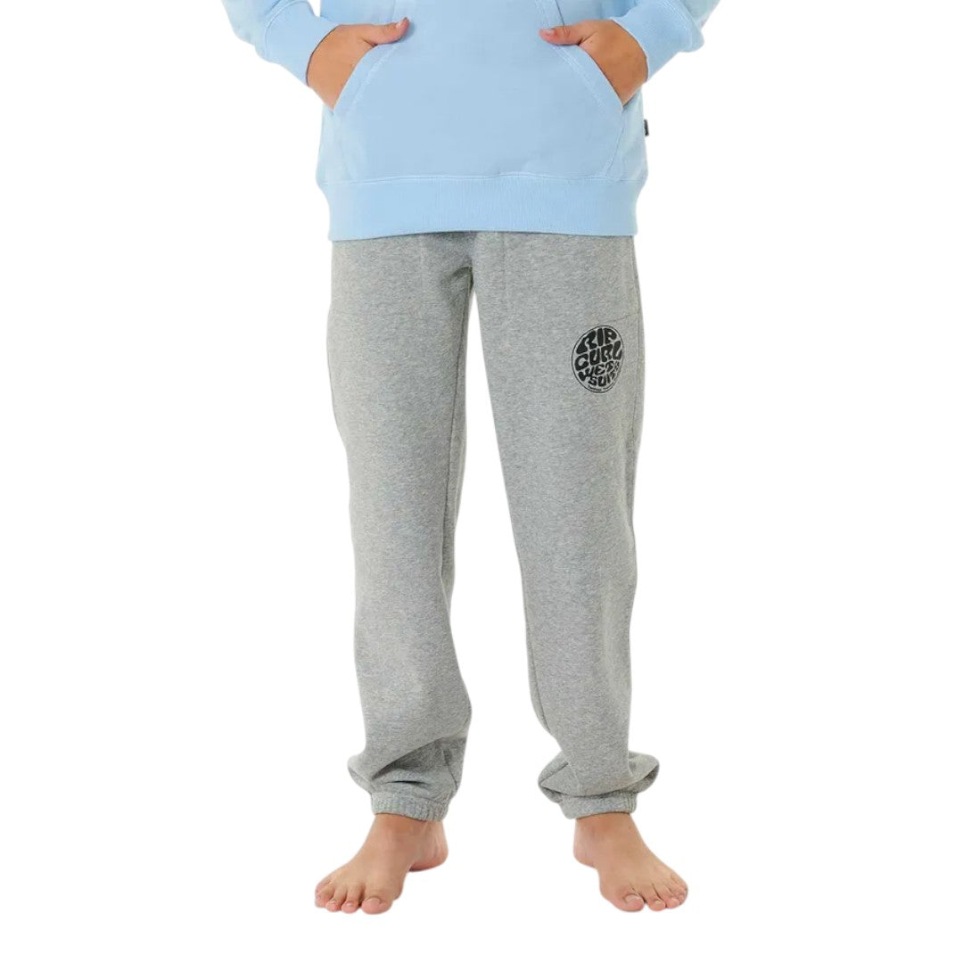 Ripcurl Boys Icon of Surf Trackpant - Comfortable Surfing & Skateboarding Pants for Active Kids - Perfect for Beach, Park & Outdoor Adventures