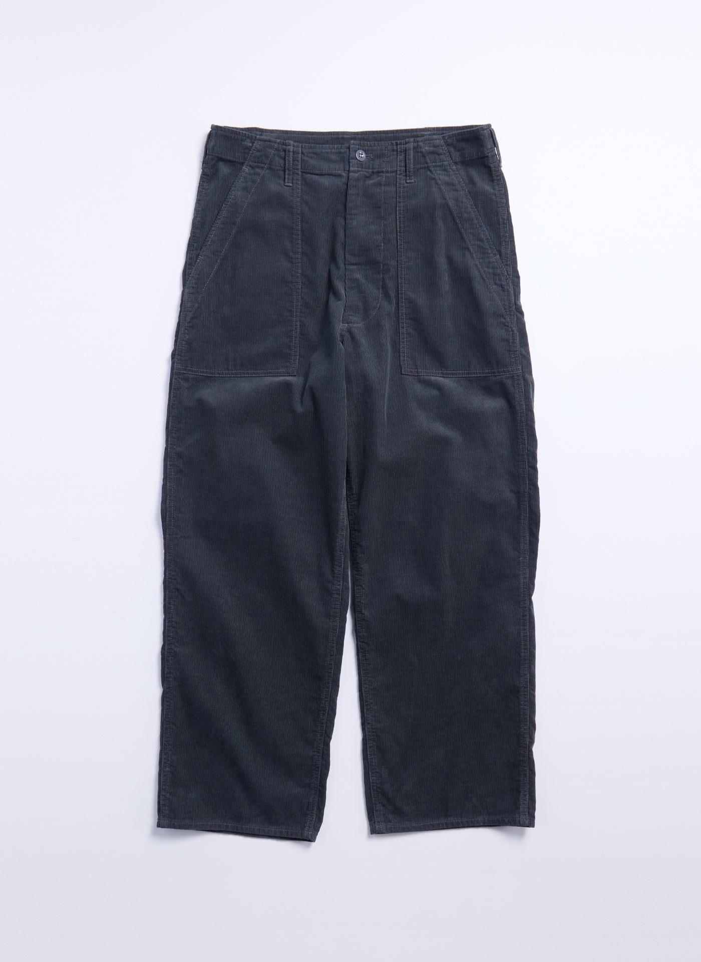 14W Corduroy Wide Tapered Baker Pants for Women - Comfortable High Waisted Work Pants for Baking, Cooking & Casual Wear