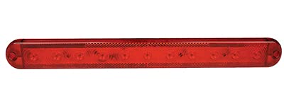 Ultra Thin Red LED Sealed Thin Light Bar - High Visibility for Emergency Vehicles, Off-Road Trucks & Marine Boats