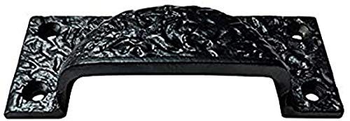 Vintage Antique Cast Iron Drawer Pulls - Elnaam Collection by Adonai Hardware | Rustic Cabinet Handles for Kitchen, Bathroom & Furniture Restoration