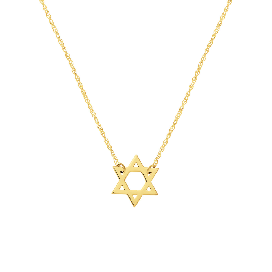 Star of David Necklace - Elegant Jewish Jewelry for Men & Women | Perfect for Hanukkah, Bar Mitzvah & Everyday Wear