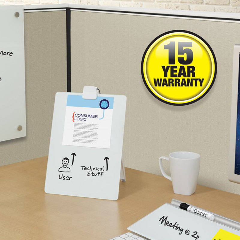 Dry Erase Glass Desktop Easel - 9