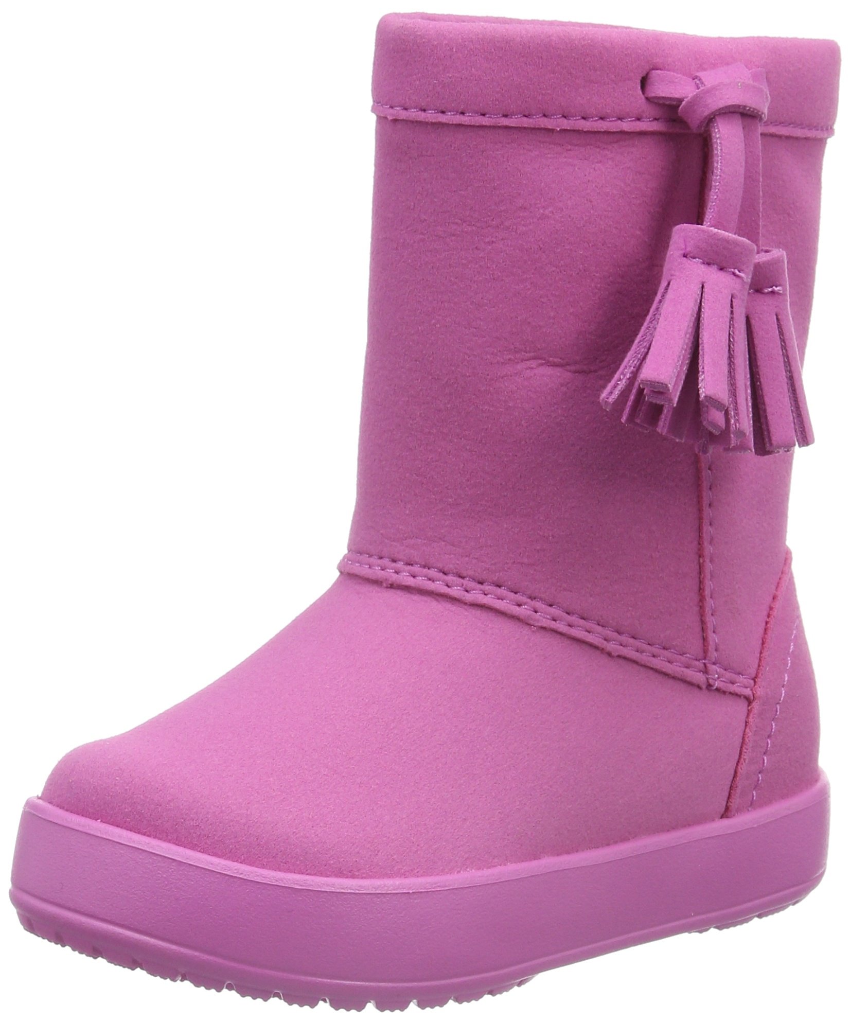 Crocs LodgePoint Boot Slip-On Waterproof Winter Shoes for Toddler & Little Kids - Warm Snow Boots for Boys & Girls - Perfect for Outdoor Play, Snowy Days & Winter Adventures
