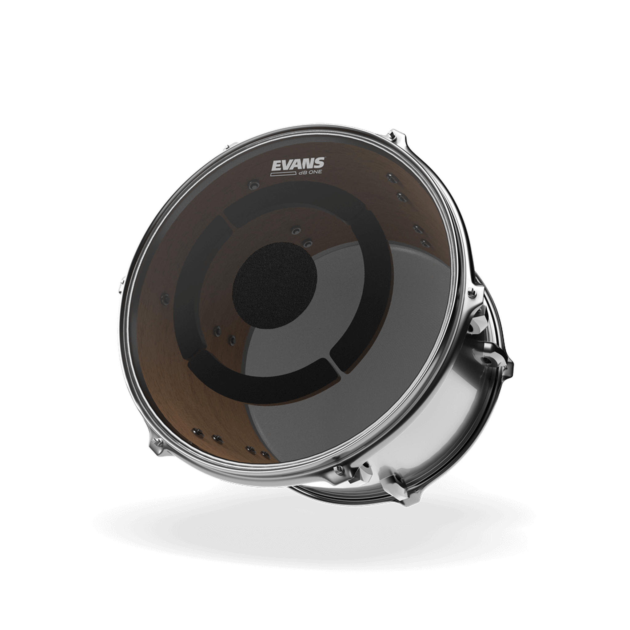 EVANS DB ONE Low Volume Drumhead 16 Inch - Perfect for Quiet Practice, Studio Recording & Noise-Sensitive Environments