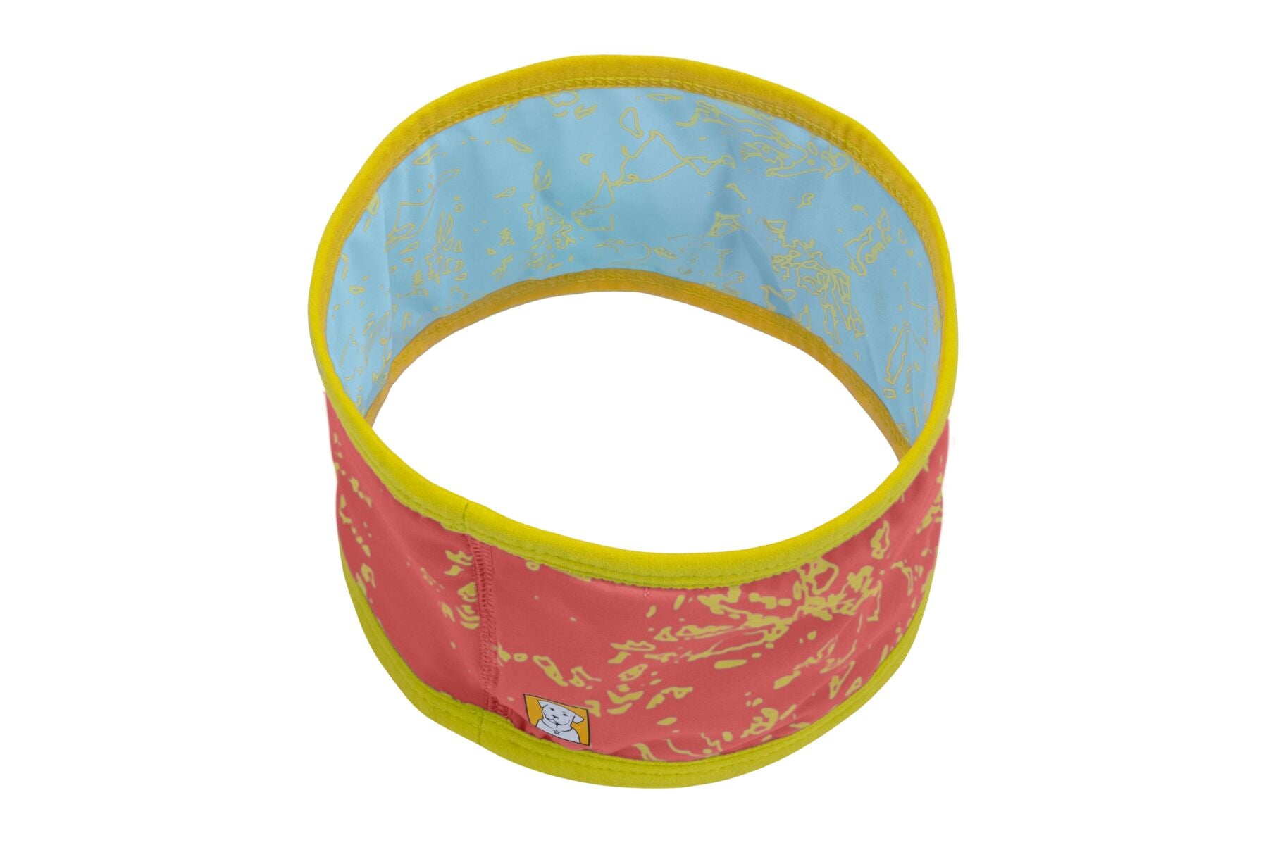 Ruffwear® Swamp Cooler Neck Gaiter - Cooling Bandana for Dogs in Salmon Pink & Sky Blue | Perfect for Hiking, Running & Outdoor Adventures
