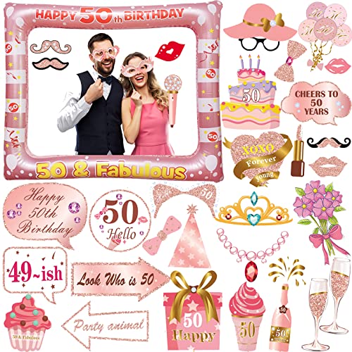 Rose Gold 50th