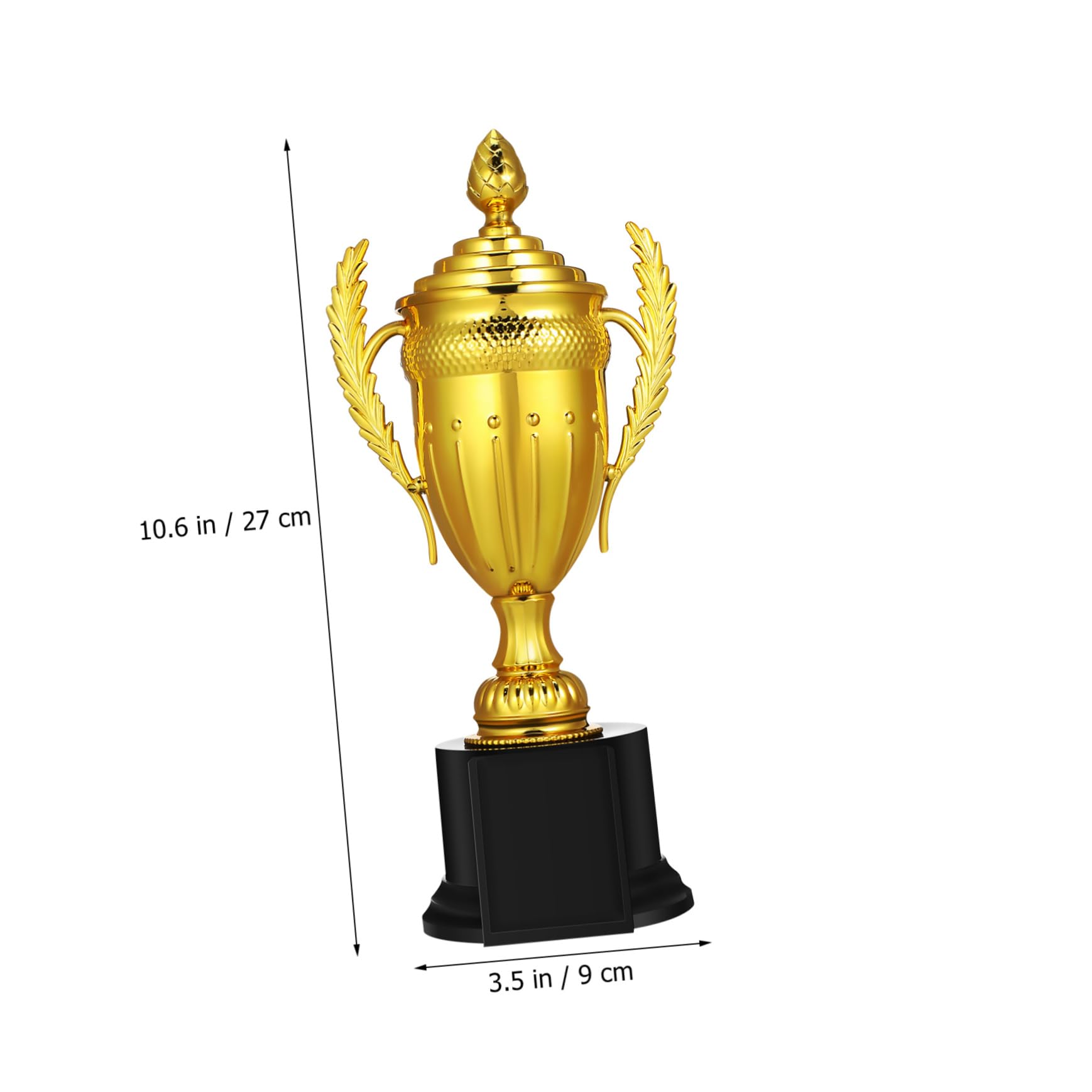 GOOHOCHY 27cm Decorative Trophy Cup - Sports Award Trophy for Competitions, Parties & Events - Perfect for Football, Basketball, Baseball Awards Ceremonies