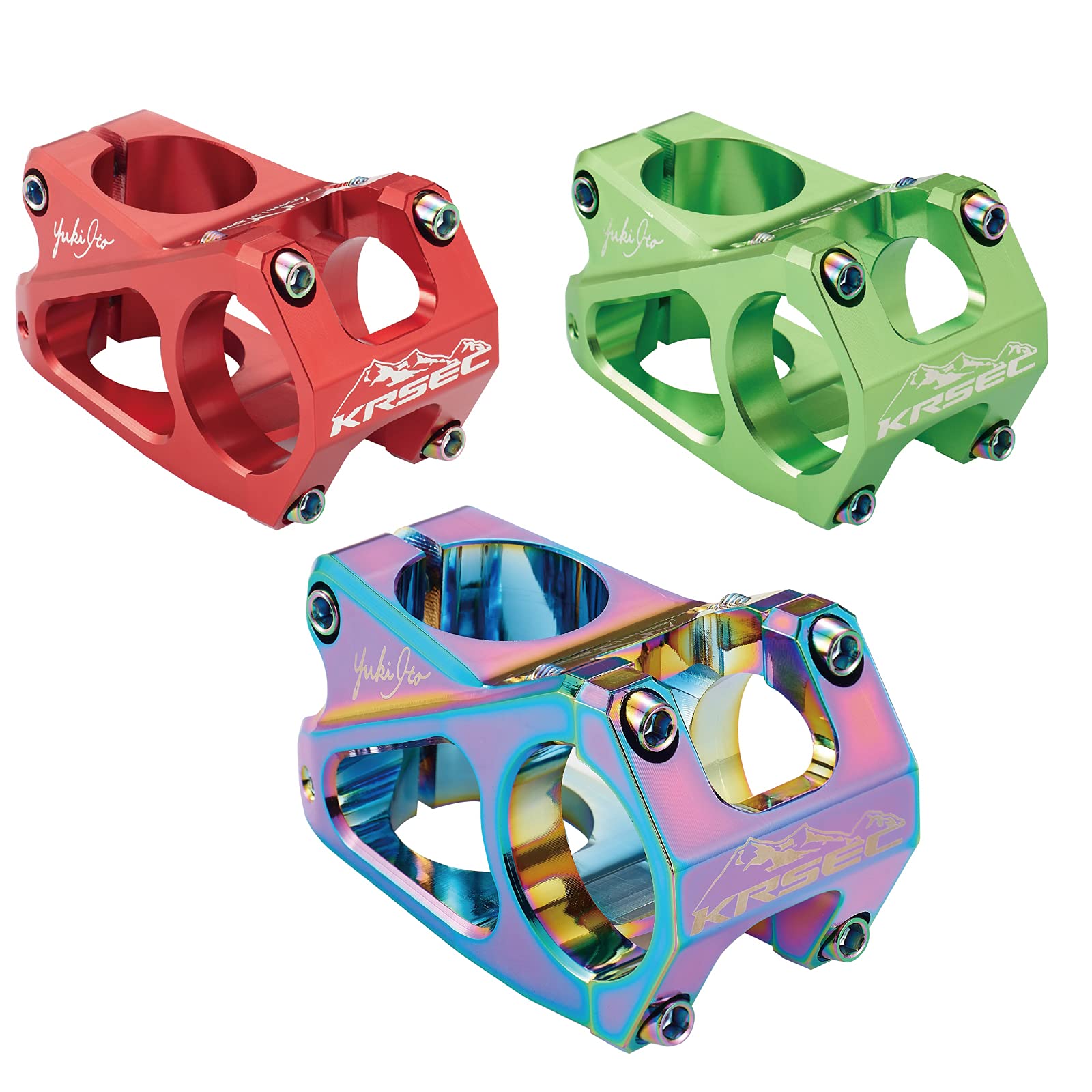 45mm Aluminum Alloy CNC Mountain Bike Stem - 31.8mm Short Handlebar Riser for Road Bikes, MTB, BMX & Fixie Gear | Ultra-Light Cycling Accessory for Trail Riding & Urban Commuting