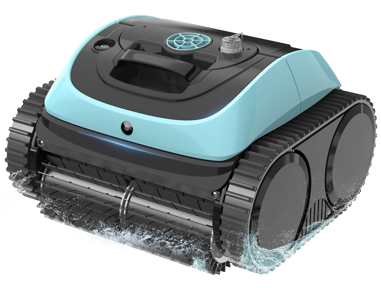 Cordless Robotic Pool Cleaner for Inground Pools - 150 Min Runtime, Cleans Walls & Waterline - Perfect for Pools up to 1,600 Sq.ft