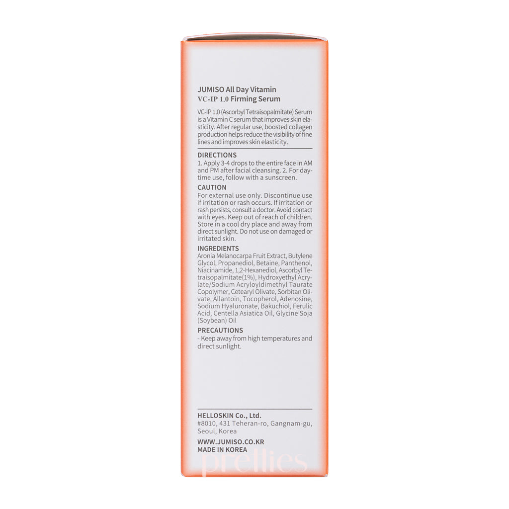 Jumiso All Day Vitamin C Brightening & Firming Serum 30ml - Anti-Aging Face Serum for Glowing Skin, Day & Night Use