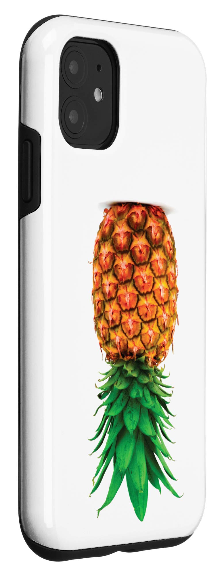 iPhone 11 Case with Upside Down Pineapple Swinger Design - Trendy Protective Cover for iPhone 11 - Perfect for Beach Parties, Swingers Events & Tropical Vacations
