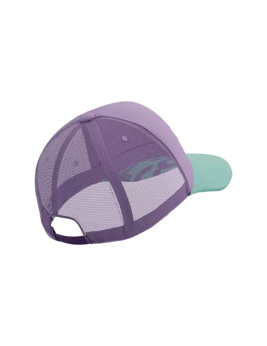 Compressport Unisex Trucker Cap - Lightweight, Breathable Running Hat for Men & Women | Lupine, Royal Lilac, Eggshell Blue | Perfect for Jogging, Hiking & Outdoor Sports