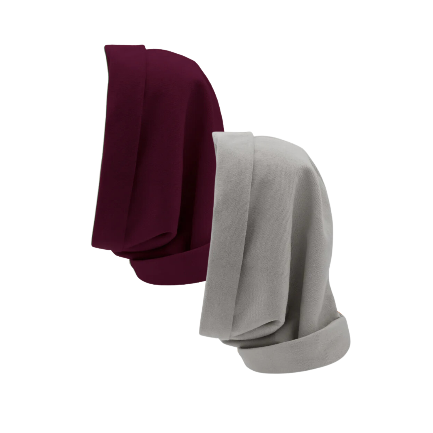 Hairbrella Satin Lined Waterproof Infinity Rain Scarf - 2 Pack Bundle for Women, Fashionable Hair Protection in Rainy Weather | Perfect for Commuting, Outdoor Activities & Bad Hair Days