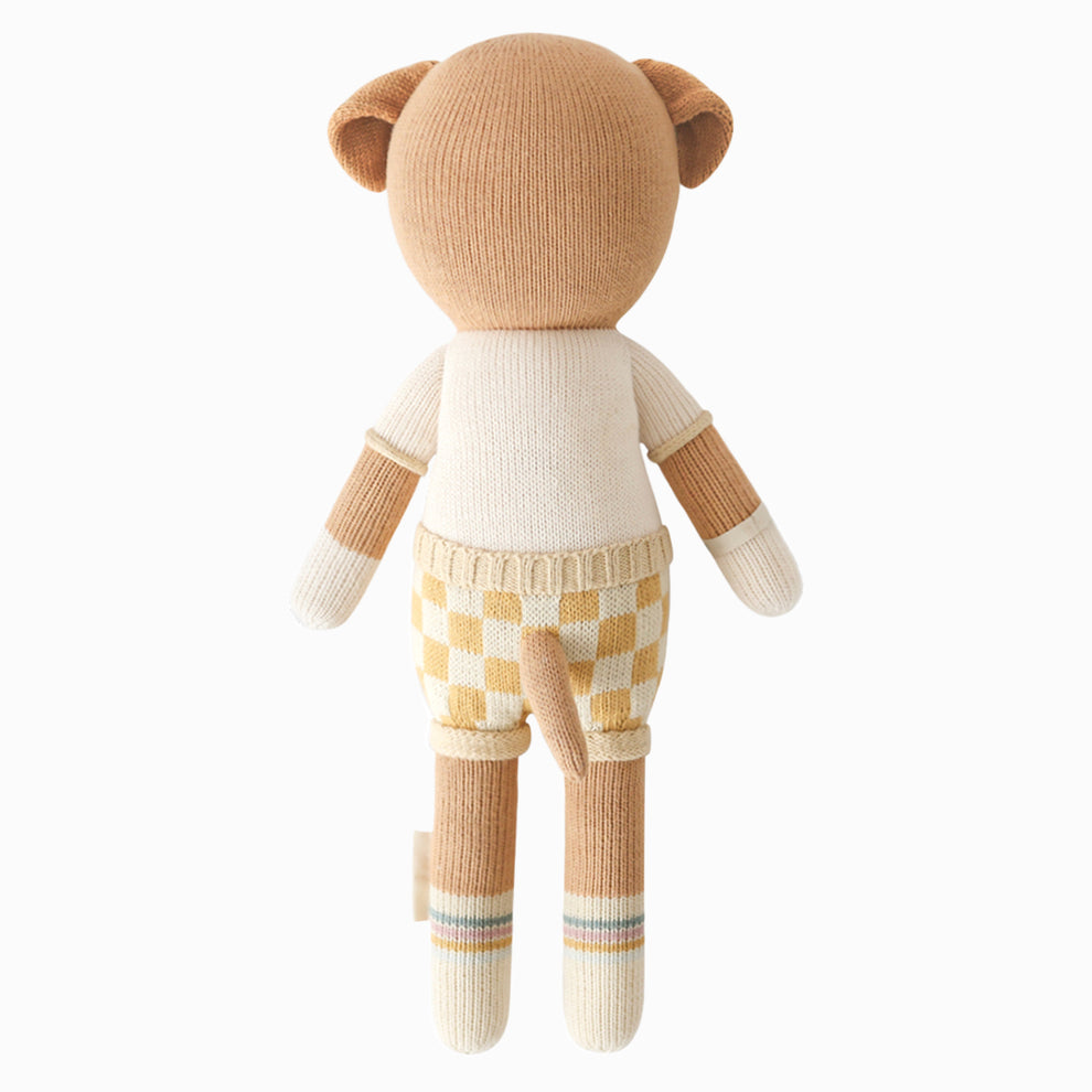 Cuddle + Kind George the Dog Hand-Knit Doll - Ethically Made, Supports 10 Meals for Kids | Perfect Gift for Babies, Toddlers & Animal Lovers (Playtime, Nursery Decor, Charity Donation)