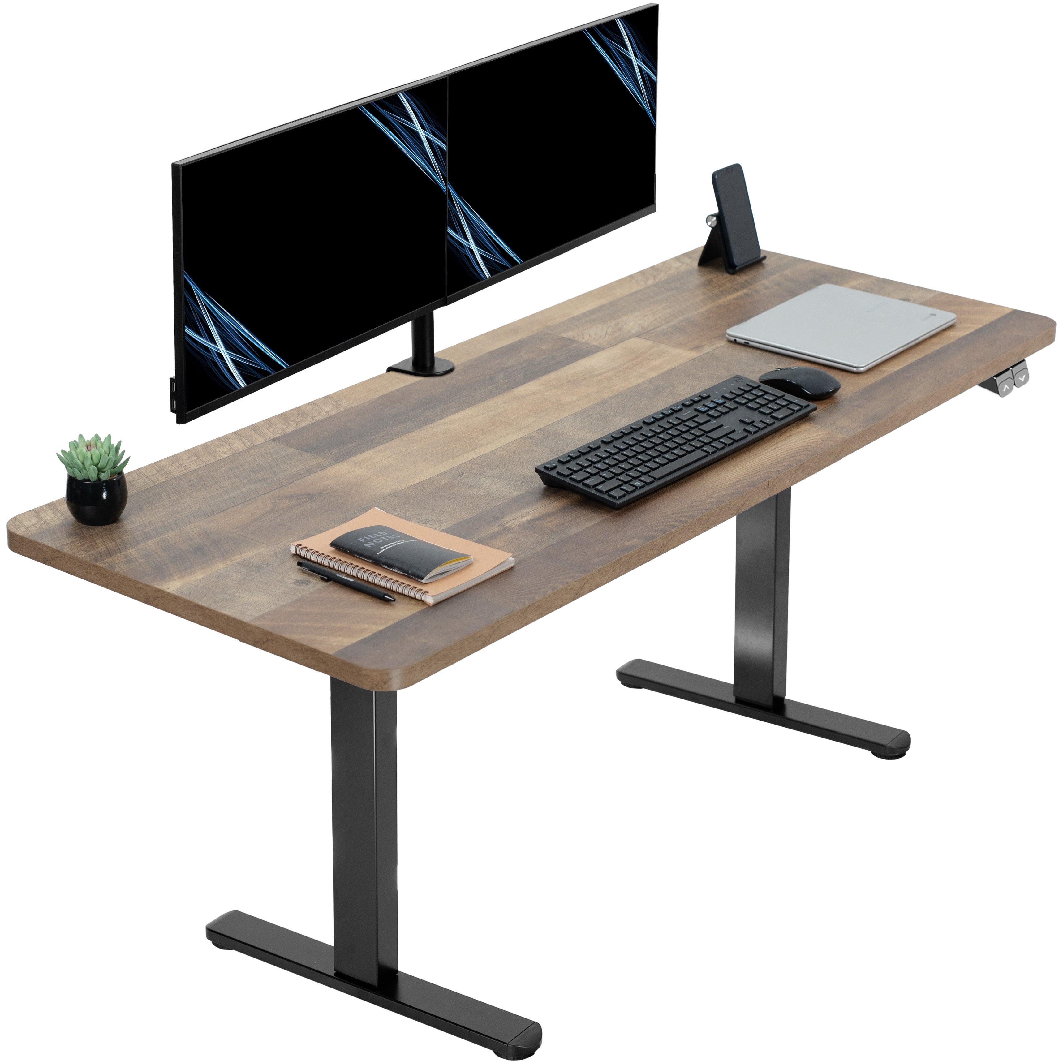 B0 Series 60 x 24 Electric Standing Desk with 2 Button Controller - Adjustable Height Home Office Desk for Work, Study & Gaming