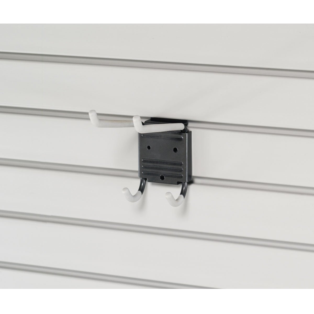 HandiSolutions Double Utility Hook - Heavy Duty Wall Hooks for Hanging Coats, Hats & Keys - Perfect for Entryway, Garage & Closet Organization