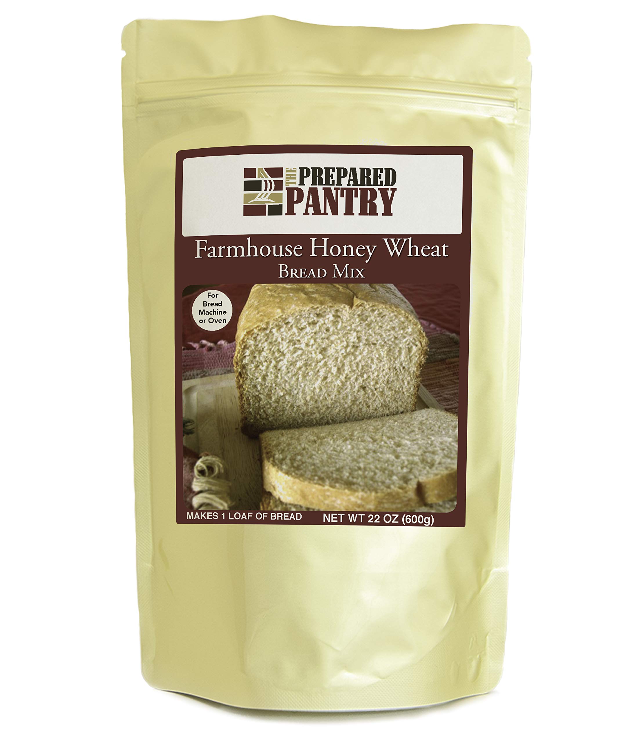 Farmhouse Honey Wheat Bread Mix - Single Pack for Bread Machine or Oven | Easy Homemade Artisan Bread | Perfect for Breakfast, Sandwiches & Family Gatherings