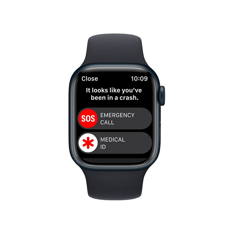 Apple Watch Series 8 (GPS) 41mm Midnight Aluminum Case with Midnight Sport Band S/M - Perfect for Fitness Tracking, Workouts & Everyday Wear