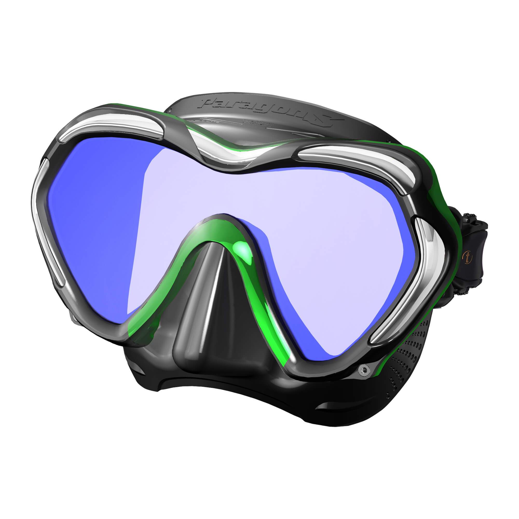 TUSA Paragon S Scuba Diving Mask - Comfortable Snorkeling & Freediving Mask with Tempered Glass for Clear Underwater Vision - Perfect for Ocean Adventures, Snorkeling Trips & Scuba Diving