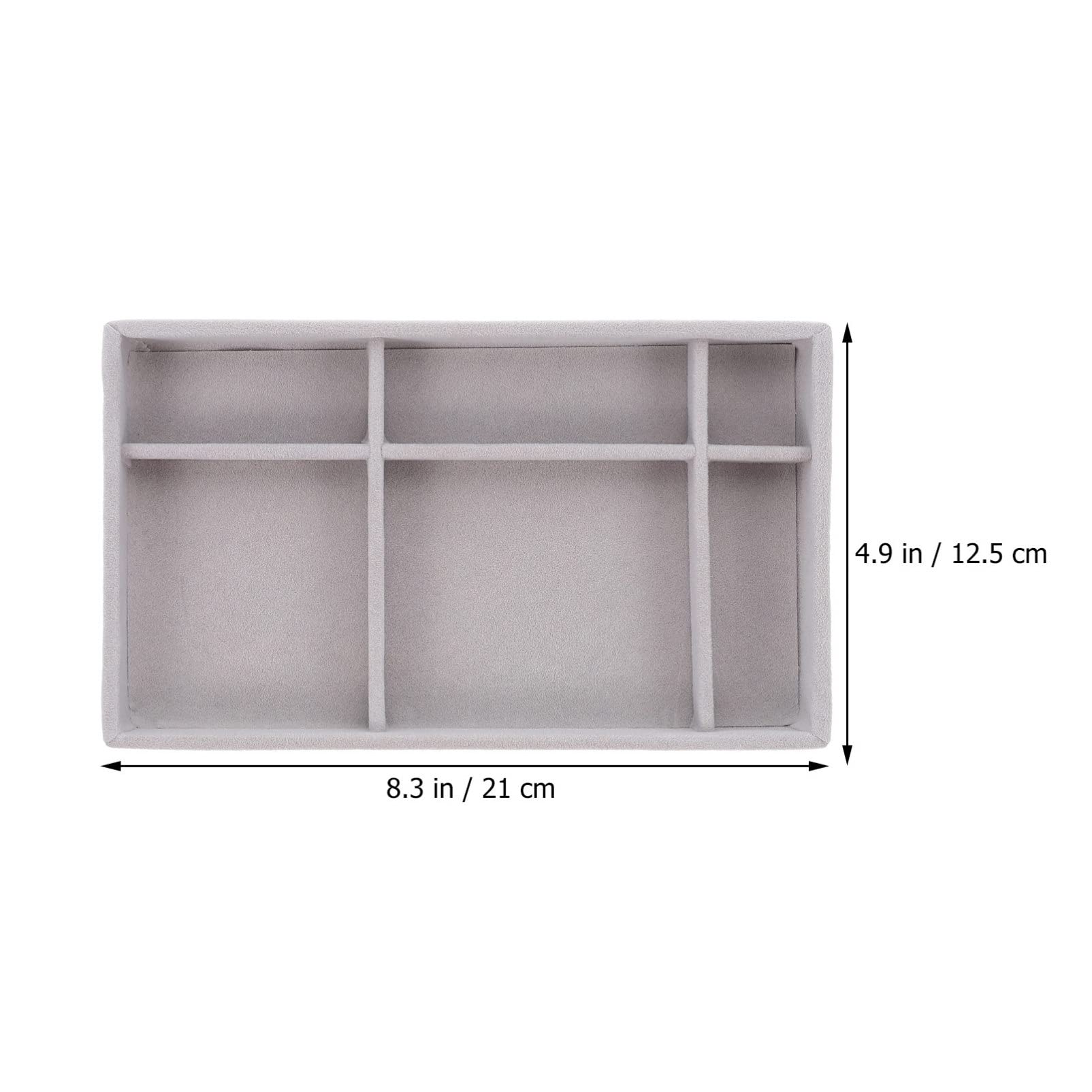 Zerodeko 4-Piece Stackable Jewelry Organizer Box Set - Multi-Grid Jewelry Display Tray for Earrings, Rings & Necklaces - Drawer Storage Solution for Jewelry Lovers - Perfect for Home, Retail Store & Travel Organization