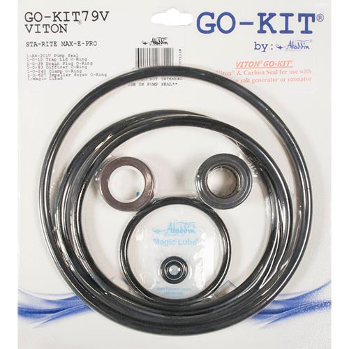 Aladdin GO KIT79V Portable Power Station - 500W Solar Generator with AC Outlet, USB Ports & LED Light for Camping, RV Trips & Emergency Power Backup