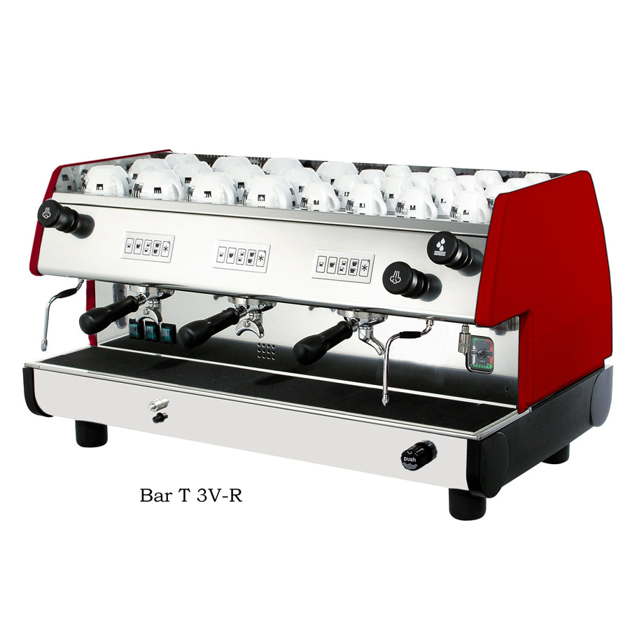 La Pavoni BAR T 3 Group Volumetric Espresso Machine - Commercial Coffee Maker for Cafes & Restaurants | Perfect for High-Volume Coffee Shops, Bars & Catering Businesses