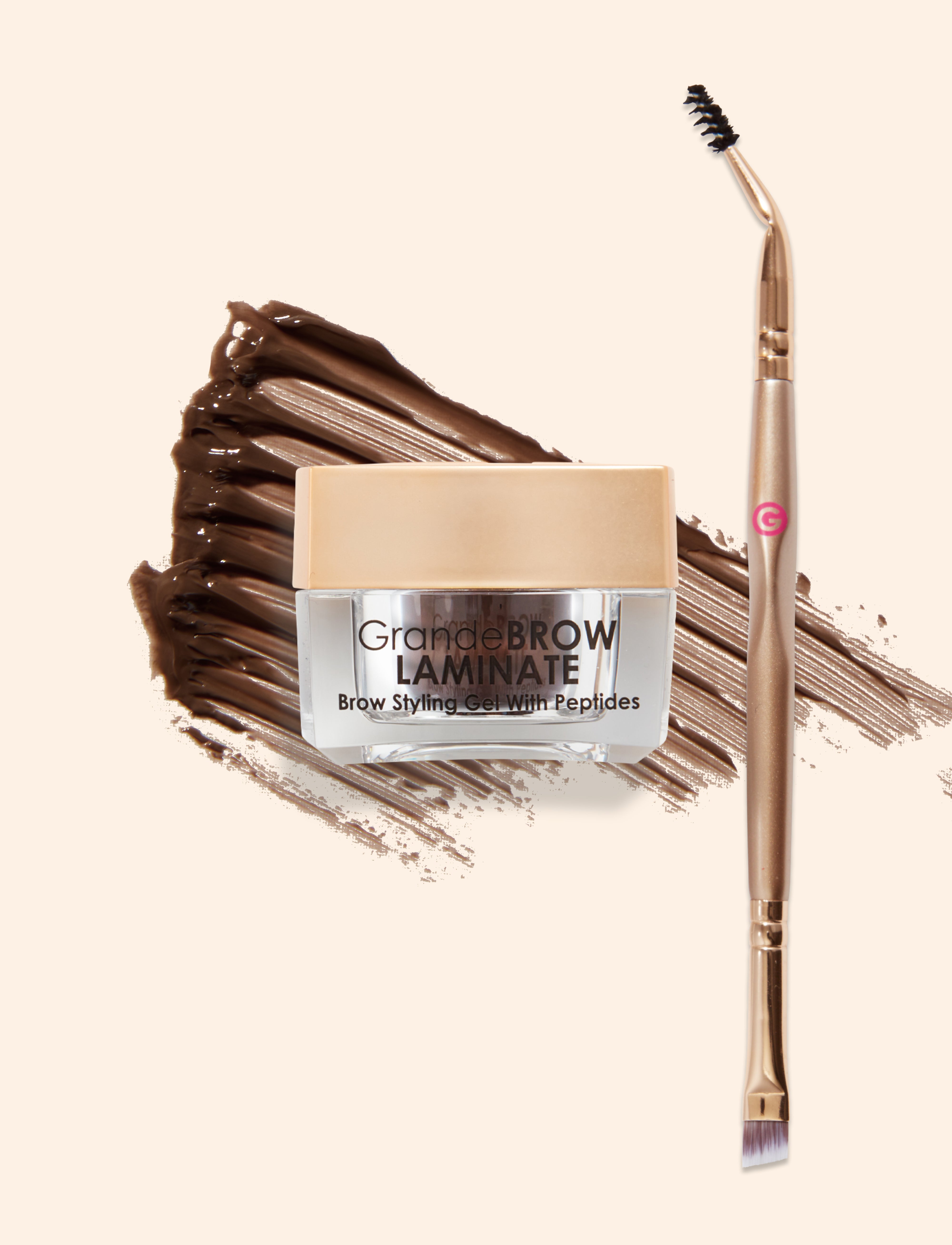 GrandeBROW Lash & Eyebrow Lamination Kit - Professional At-Home Eyebrow Styling Treatment for Fuller, Fluffier Brows | Perfect for Special Occasions & Everyday Glam