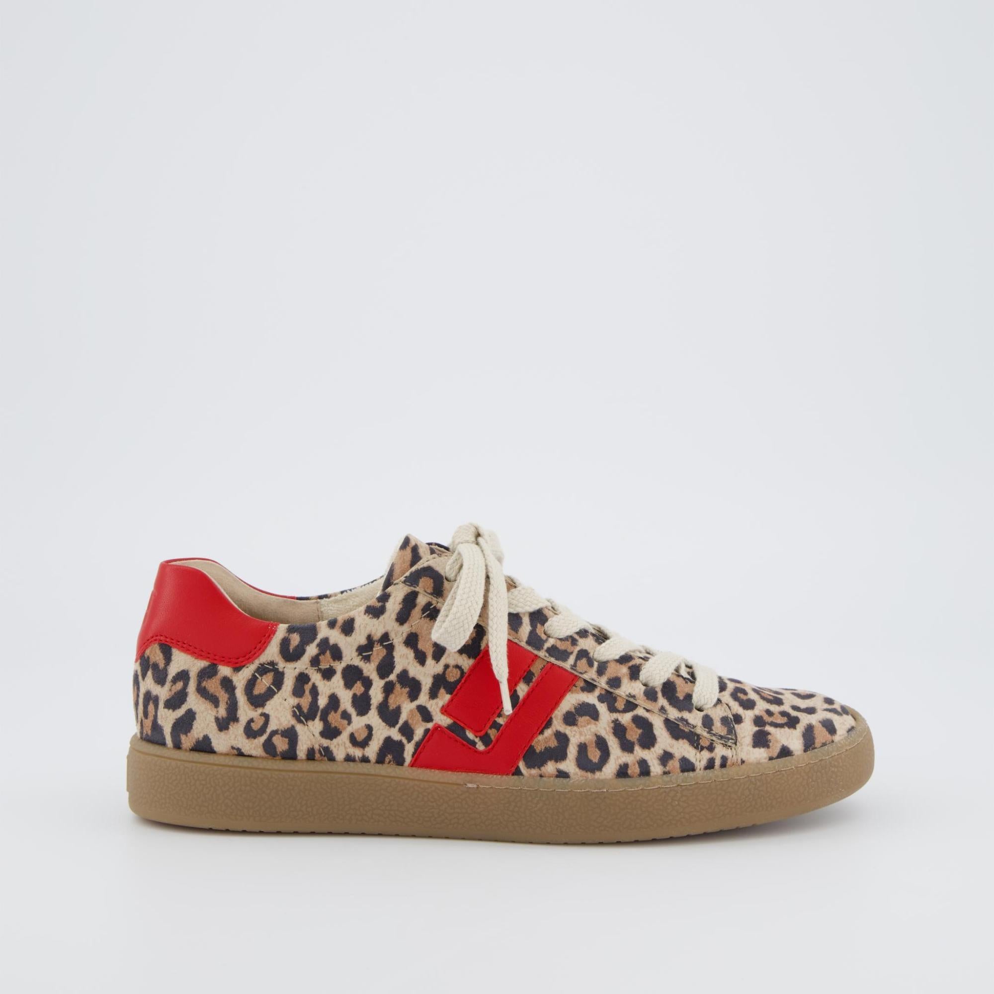 PAUL GREEN Leopard Print Women's Sneakers 5464 - Fashion Running Shoes for Casual Wear & Gym Workouts