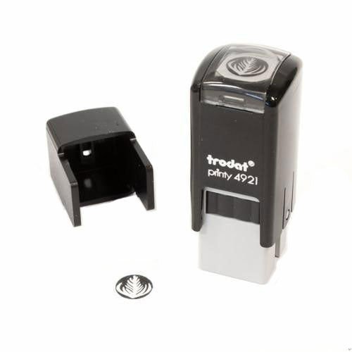 Premium Self-Inking Coffee Punch Card Stamp with Rosetta Latte Art Design - Perfect for Cafes, Coffee Shops & Loyalty Programs (10 Customizable Punches) - Ideal for Rewarding Customers & Boosting Repeat Business