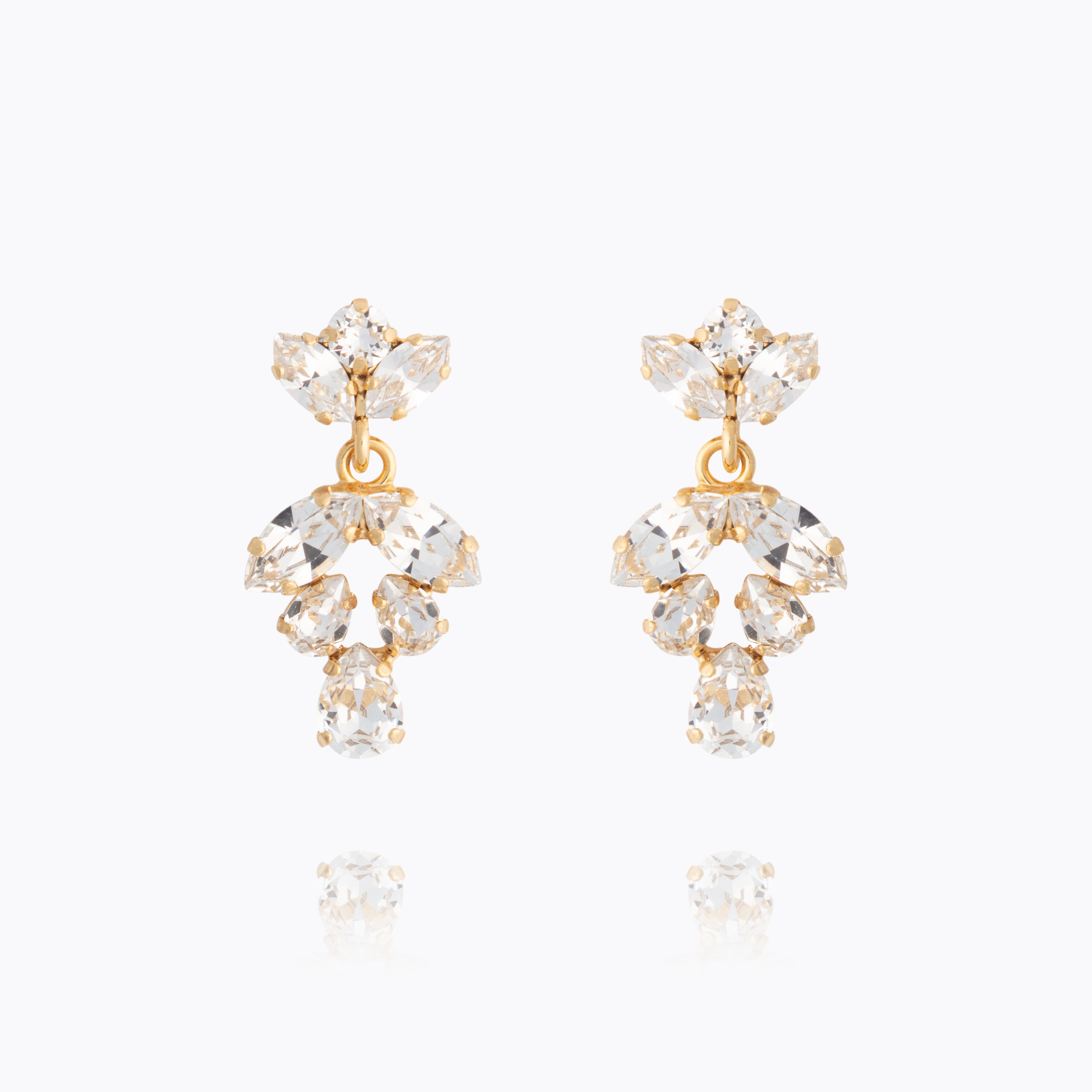 Elegant Kiss Me Crystal Earrings for Women - Sparkling Dangle Earrings for Party, Wedding & Date Night