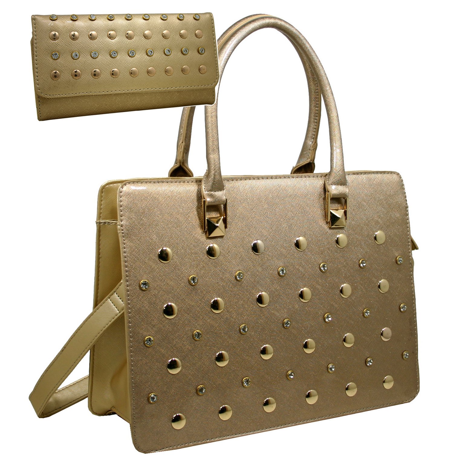 Stylish Women's Studded Western Handbag - Fashion Crossbody Purse with Wallet Compartment | Perfect for Cowgirl Outfits, Country Concerts & Western-Themed Events