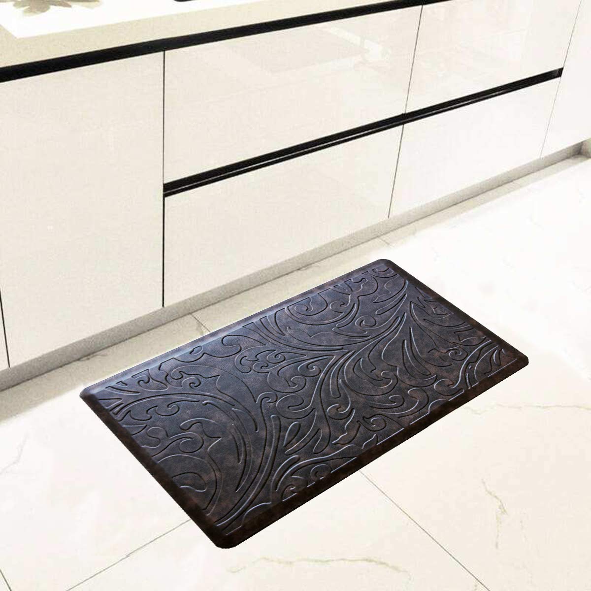Premium Anti-Fatigue Kitchen Rug - Non-Slip Washable Foam Floor Mat for Standing Comfort (20