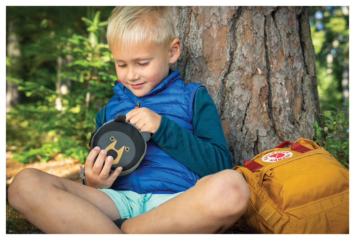 Adventure Medical Backyard Adventure Bear First Aid Kit - Compact Outdoor Emergency Kit for Hiking, Camping & Travel - Essential First Aid Supplies for Kids & Adults